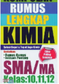 Image of KUMPULAN RUMUS KIMIA - SMA